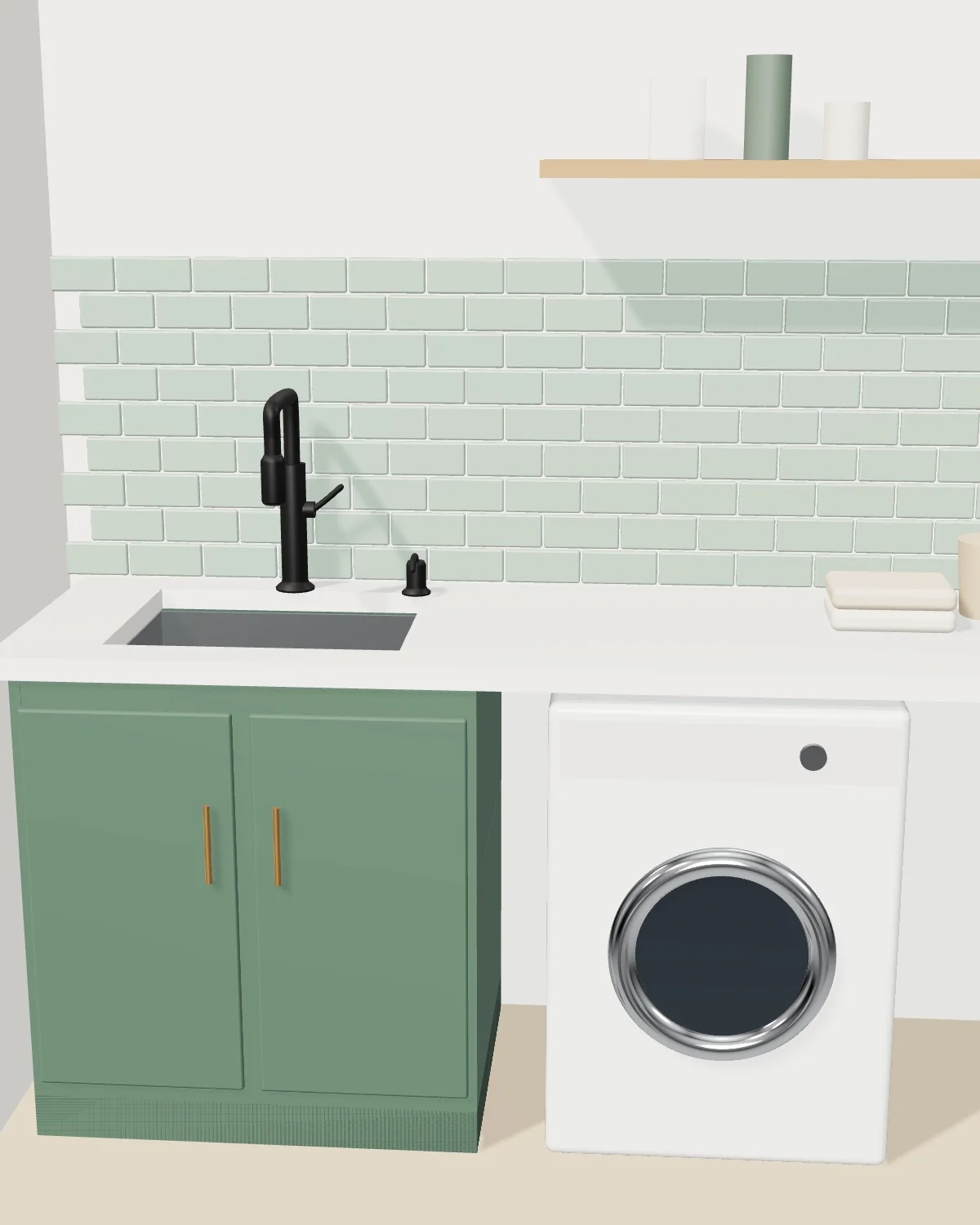 A laundry room that works