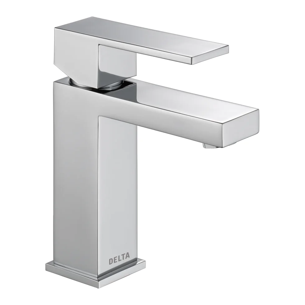 Delta Modern Single Handle Bathroom Faucet (with drain)