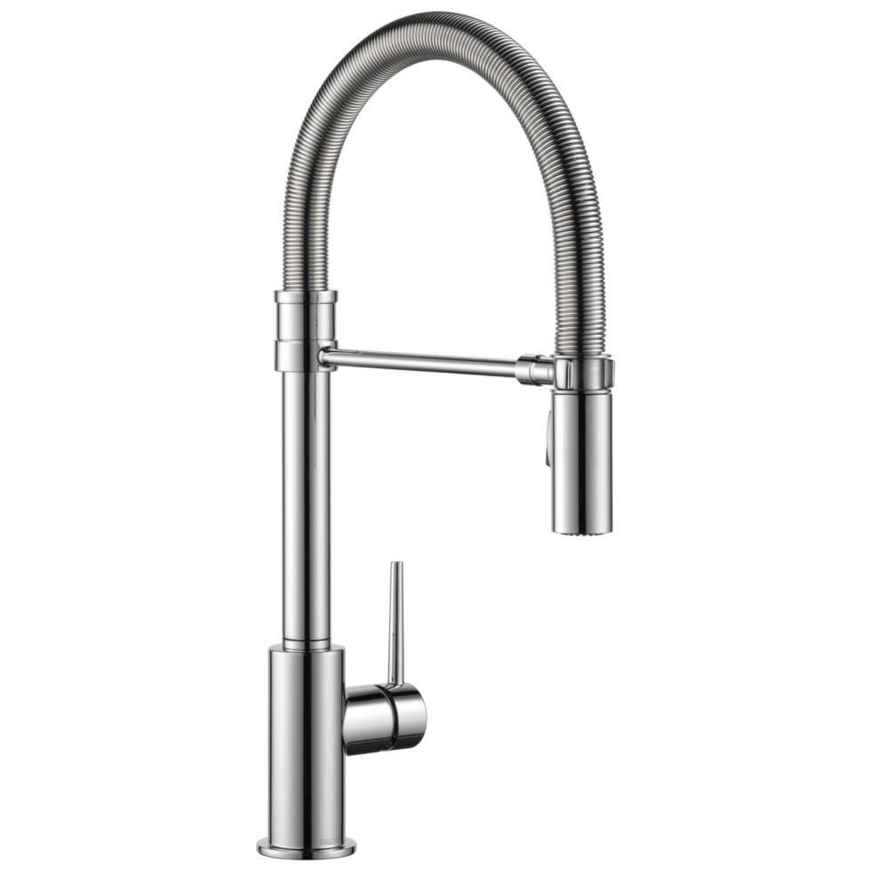 Delta Trinsic Single Handle Pull Down Spring Kitchen Faucet