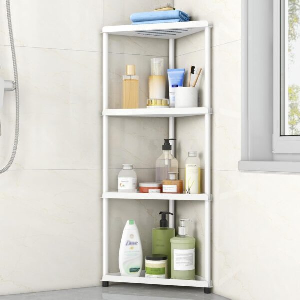 Hirise 3 Standing Shower Caddy - White