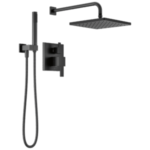 Delta Modern Square 10" Raincan & Handshower Combo