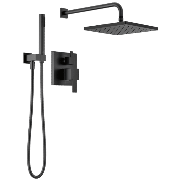 Delta Modern Square 10" Raincan & Handshower Combo