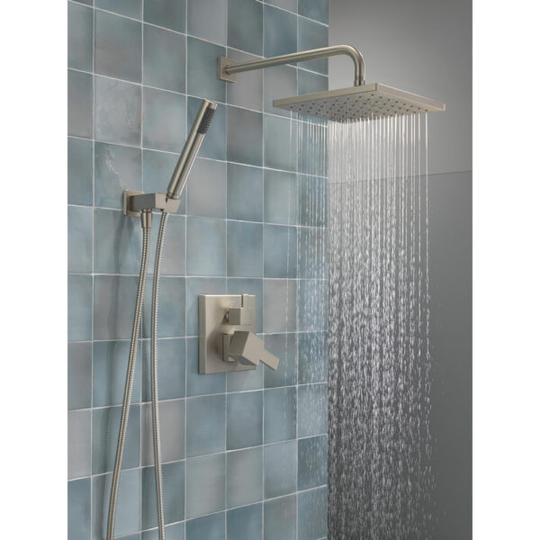 Delta Modern Square 10" Raincan & Handshower Combo - Image 2