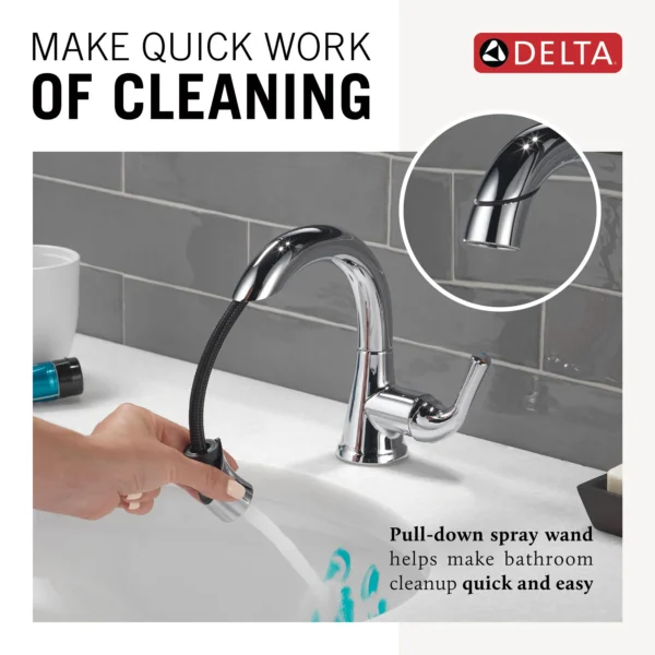 Kayra Pull Down Bath Faucet - Image 3