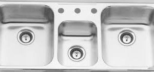 Kindred 42" Topmount Triple Bowl KitchenSink