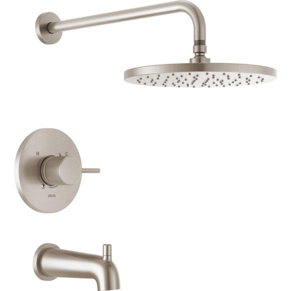 Delta Modern 10" Round Raincan Shower Mixer