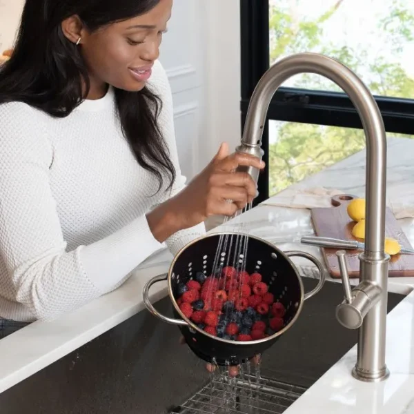Kraus Sellete Pull Down Kitchen Faucet With Soap Dispenser - Image 2
