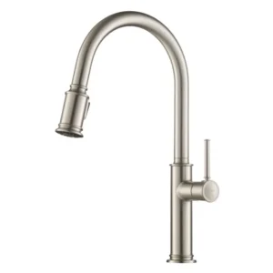 Kraus Sellete Pull Down Kitchen Faucet With Soap Dispenser