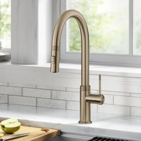 Kraus Oletto Modern Pull Down Single Handle Kitchen Faucet - Image 2