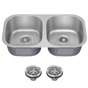 Kraus Premier 32" Undermount Double Bowl Kitchen Sink