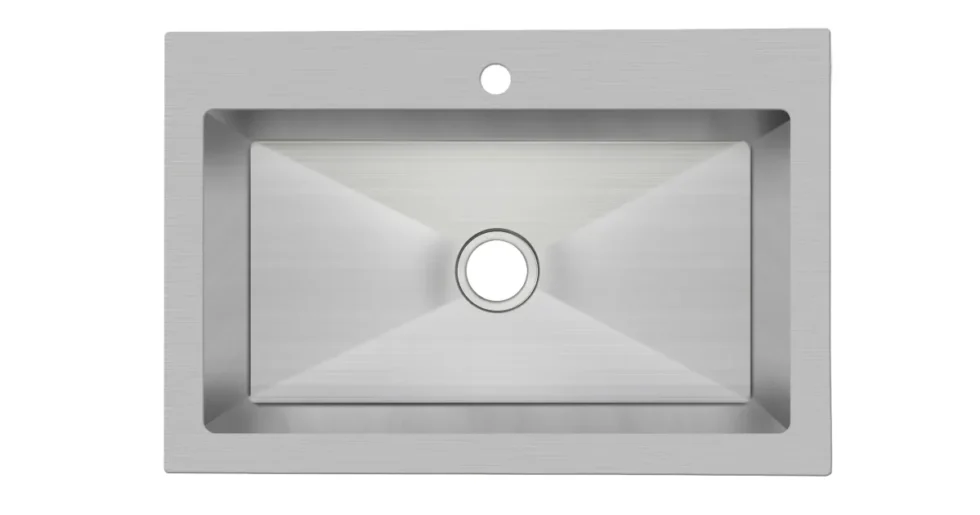 Proflo Sault 33″ Single Bowl Dual Mount Kitchen Sink