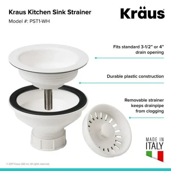 Kraus 3-1/2" Kitchen Waste - Image 2
