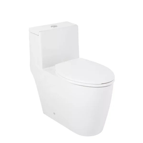 Sitka One-Piece Elongated Skirted Toilet - White - Image 2