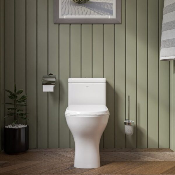 EAGO Dual Flush Elongated Toilet - Image 6