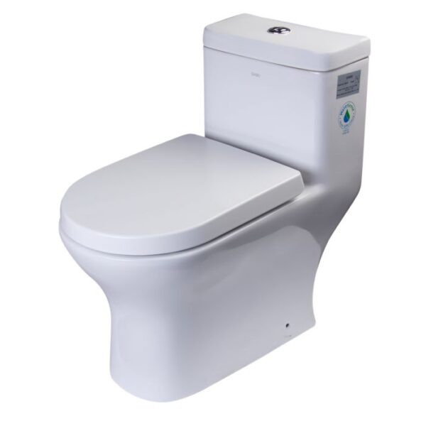 EAGO Dual Flush Elongated Toilet - Image 2